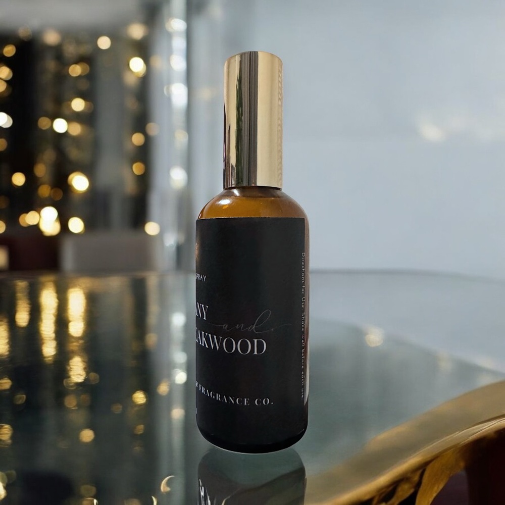 Mahogany Caribbean Teakwood Linen & Room Spray | Luxury Home Fragrance | 3.4oz - Picture 3 of 9